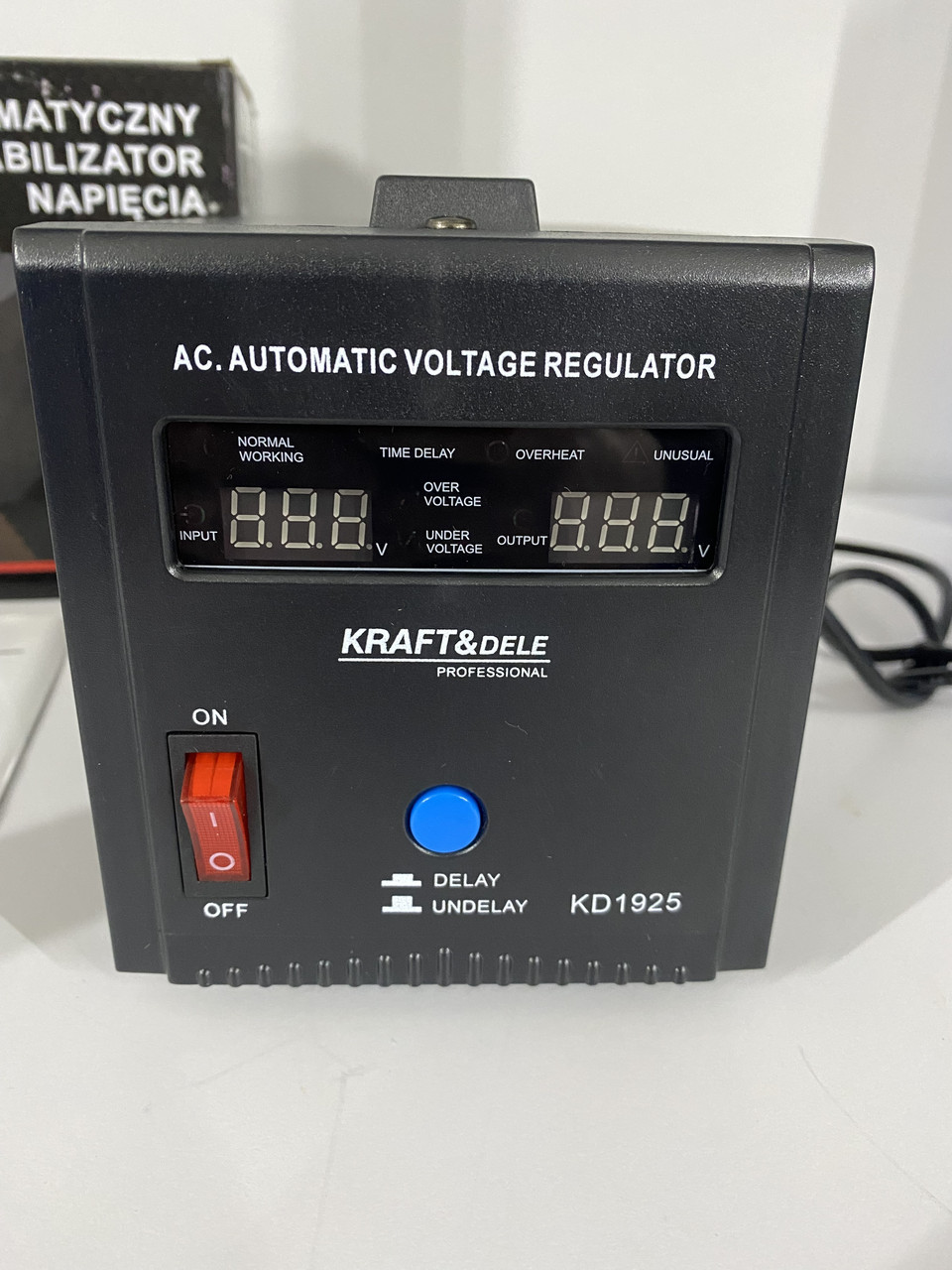 Стабилизатор напряжения 1000 Ватт 230v Kraft&Dele kd1925 Польша, цена ...