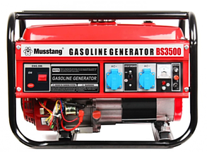 Бензиновий генератор MUSSTANG BS3500 з ручним стартером
