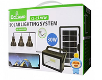 Комплект освітлення CCLAMP CL-03 Solar Lighting System 30W із сонячною панеллю