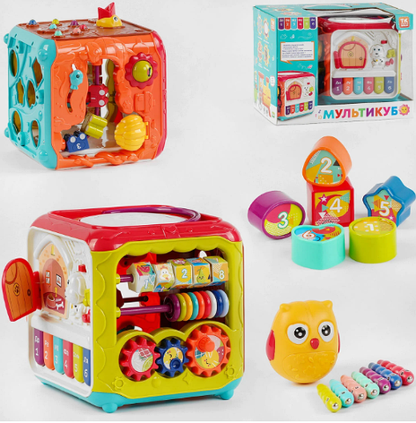 Музичний розвивальний мультикуб українською мовою, фото 1