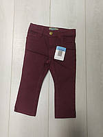 Стрейч-джинсы бордовые Impidimpi (Германия) 74-80см