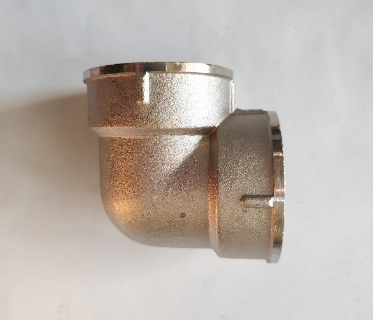 Косинець (коліно) 3/2" В/В нікель