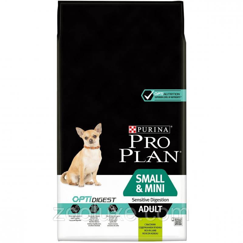 Purina Pro Plan Small & Mini Sensitive Digestion Adult Lamb 3 кг / Пурина Про План Смол Міні Ягня корм для