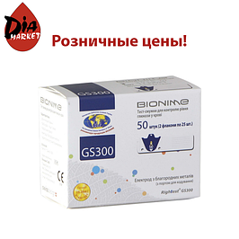 Тест-смужки в роздріб для глюкометра Bionime GS300