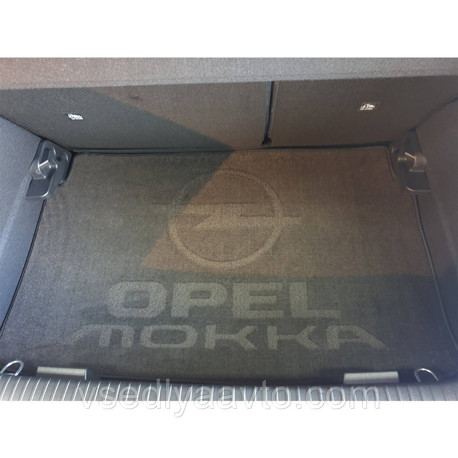 Килимок ворсовий у багажник OPEL Mokka з 2021 р. нижня полиця (Avto-tex), фото 1