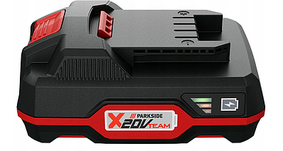 Акумуляторний шуруповерт Parkside X20V2022/2 20 В 2 батарейні біти PARKSIDE чохол для зарядки, фото 4