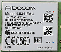 4G LTE модем CAT4 Fibocom L831-EAU 4G LTE (01AX743) M.2 для Lenovo! бу