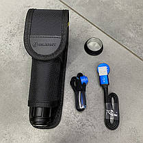 Ліхтар тактичний Olight Warrior X Turbo Black, 1000 м, 1100 лм, IPX8, потужний далекобійний ліхтар, фото 3
