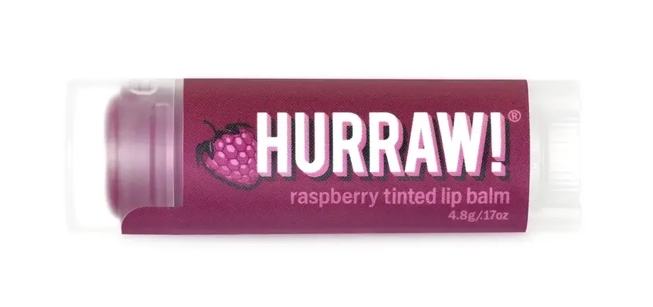 Бальзам для губ Hurraw! Raspberry Tinted Lip Balm 4,8 г (005618), фото 1