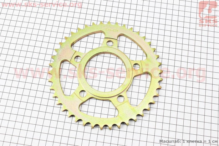 Купить Звезда задняя 428-42T - d=63; 5отв.*90,5mm Viper - V200CR/V250CR ...