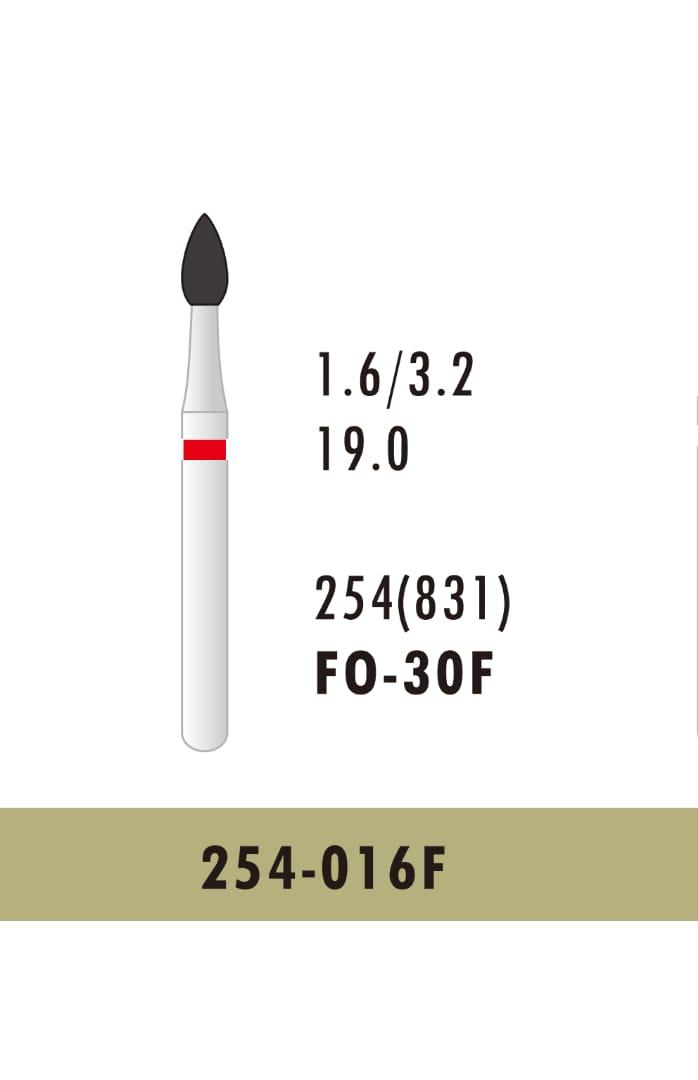 Бор алмазний FO-30F (1шт) Оливка