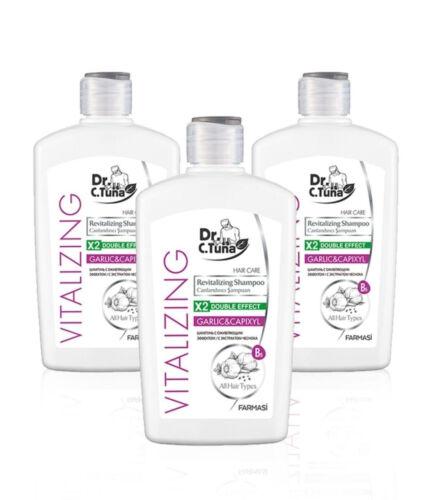 Шампунь з екстрактом часнику Vitalizing, 3 шт. х 500 мл Dr. C.Tuna Farmasi