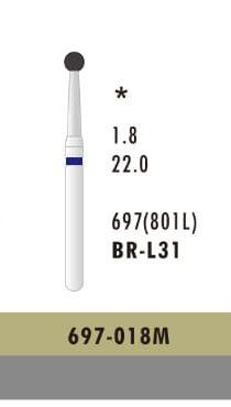 Бор алмазний BR-L31 (1шт) Шарік на довгій ніжці