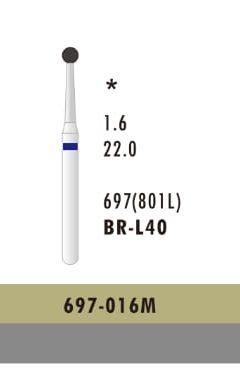 Бор алмазний BR-L40 (1шт) Шарік на довгій ніжці