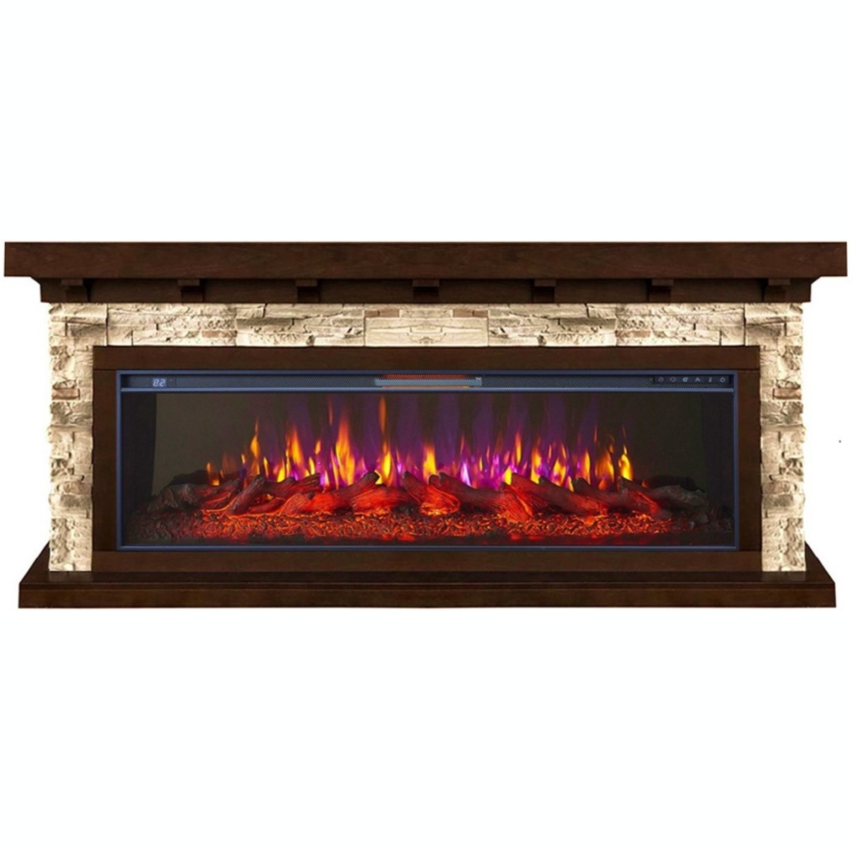 Камінокомплект ArtiFlame Ludwig AF50 венге (176.3 х 85 см), зі звуком