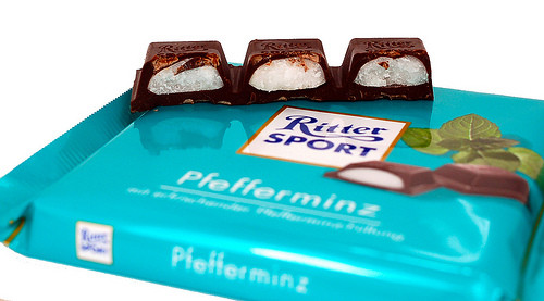 Шоколад Ritter Sport Peppermint, 100 г - фото 4 - id-p291502808