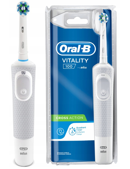 Электрическая зубная щетка Oral-B Электрощетка для зубов орал би + 8 сменных насадок - фото 3 - id-p1745828536