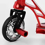 Трюковий самокат із пегами Best Scooter 28536, колеса PU 110 мм, висота 85 см, Анодоване фарбування, фото 5