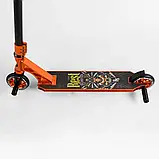 Самокат трюковий Best Scooter 53880, колеса PU 110 мм, висота 85 см, пеги, алюмінієвий диск і дека, фото 3