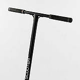 Самокат для трюків Best Scooter SIMBIOTE 71383, колеса PU 120 мм, висота 93 см, алюмінієвий диск і дека, фото 8