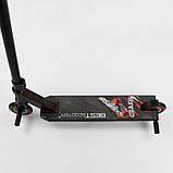 Самокат трюковий CRASH 67839 Best Scooter Червоний, колеса PU 110 мм, висота 93 см, ABEC 9 Chrome, фото 4