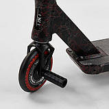 Самокат трюковий CRASH 67839 Best Scooter Червоний, колеса PU 110 мм, висота 93 см, ABEC 9 Chrome, фото 7