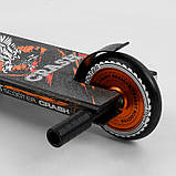 Самокат трюковий CRASH 65640 Best Scooter, колеса PU 110 мм, висота 93 см, ABEC 9 Chrome, фото 6