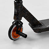 Самокат трюковий CRASH 65640 Best Scooter, колеса PU 110 мм, висота 93 см, ABEC 9 Chrome, фото 7