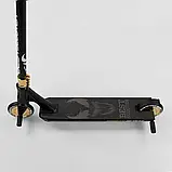 Самокат для трюків Best Scooter SIMBIOTE 71383, колеса PU 120 мм, висота 93 см, алюмінієвий диск і дека, фото 4