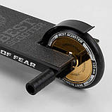 Самокат для трюків Best Scooter SIMBIOTE 71383, колеса PU 120 мм, висота 93 см, алюмінієвий диск і дека, фото 6