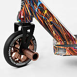 Самокат трюковий Best Scooter BS-77350, колеса PU 110 мм, висота 85 см, HIC-система, алюмінієвий диск і дека, фото 6