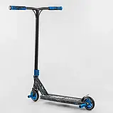 Трюковий самокат із пегами Best Scooter BS-77566, колеса PU 110 мм, висота 85 см, алюмінієвий диск і дека, фото 4