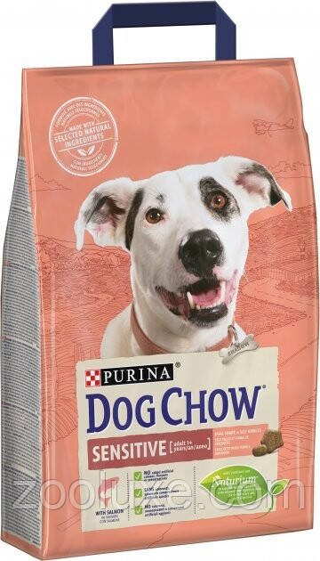 Purina Dog Chow Sensitive Adult Salmon 2,5 кг / Пурина Дог Чау Сенситив Лосось корм для собак