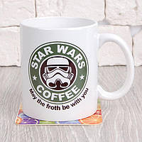 Кружка з принтом «Star wars coffee»