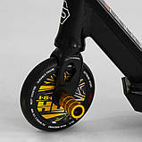 Трюковий самокат HOP N-01801, з колесами PU-120 мм, заввишки 89 см, пегами, ABEC 9, фото 3