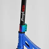 Самокат трюковий Freestyle N-12740, з колесами PU-120 мм, заввишки 89 см, пегами, підшипники ABEC 9, фото 4
