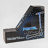 Самокат трюковий Portal PL-71744, колеса PU — 120 мм, висота 89 см, з пегами, алюмінієвий диск і дека, фото 2