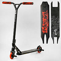 Самокат трюковий Reactor RC-33325, з колеса PU 110 мм, заввишки 85 см, пегами, підшипники ABEC 9