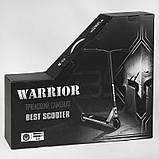Самокат трюковий "Warrior" Best Scooter Т-50615, колеса PU-120 мм, Висота 85 см, пеги, алюмінієвий диск і дека, фото 2