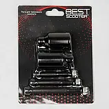 Самокат трюковий "Warrior" Best Scooter Т-50615, колеса PU-120 мм, Висота 85 см, пеги, алюмінієвий диск і дека, фото 5