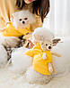 Светр з ведмедем у кишені для собак Pet Style "Тедді" Жовтий XS, фото 8