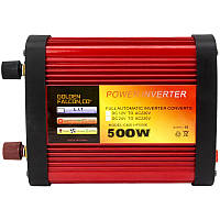 Перетворювач напруга з 12 на 220 вольт Golden Falcon 12V-220V 500W Red (CMS-HF500E-RD)