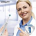 Електрична зубна щітка Oral-B орал бі для чутливих зубів Зубна щітка oral-b + 8 насадок у подарунок, фото 4