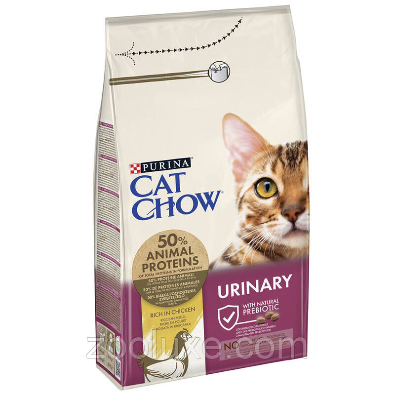 Purina Cat Chow Urinary Chicken 1,5 кг / Пурина Кет Чау Уринарі Курка корм для котів і котів