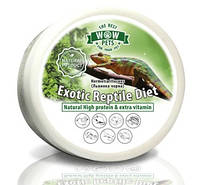 Чорна львинка корм exotic reptile diet для рептилій, їжаків, птахів Wow Pets, 100 грам