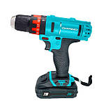 Шурупокрут дриль акумуляторний Grand ДА-21U Li, потужний акумуляторний шурупокрут, фото 4