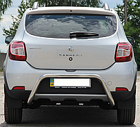 Захист заднього бампера на Renault Sandero Stepway 2012+