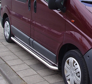 Бокові площадки 2 шт нерж Fiat Ducato 1994-2006