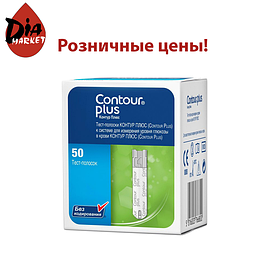 Тест-смужки в роздріб для глюкометра Контур Плюс (Contour Plus)