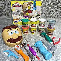 ОРИГИНАЛ Игровой набор стоматолога для лепки Мистер Зубастик Play-Doh